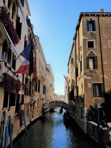 A look down a Venetian canal